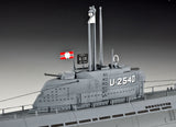 Deutsches U-Boot Typ XXI mit Interieur