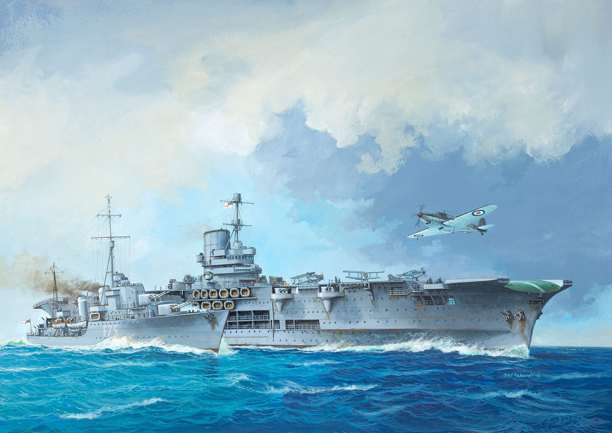 HMS Ark Royal &amp; Tribal Class Destroyer