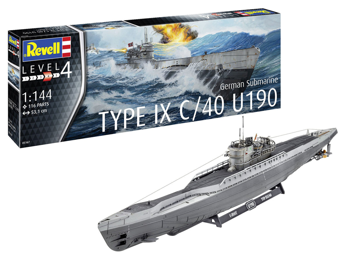 German Submarine Type IX C/40 (U190)
