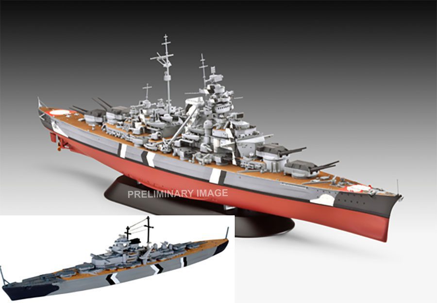 Gift Set The Legendary Bismarck (1:700 &amp; 1:1200)