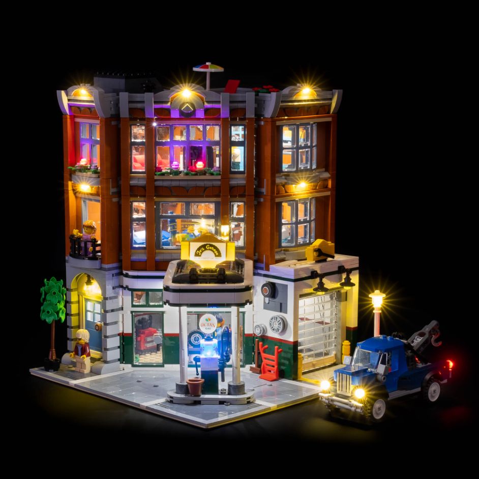 Light My Bricks (LMB) Light kit for LEGO # 10264 Corner Garage