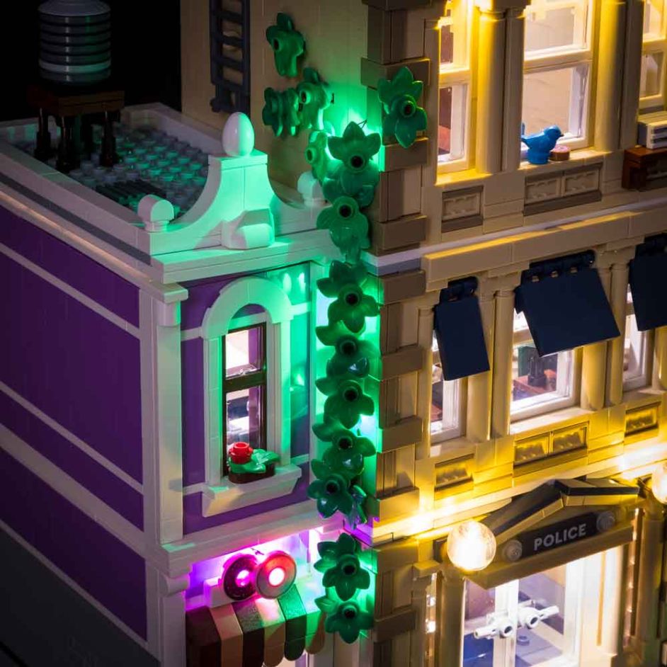 Light My Bricks (LMB) Light kit for LEGO # 10278 Police Station
