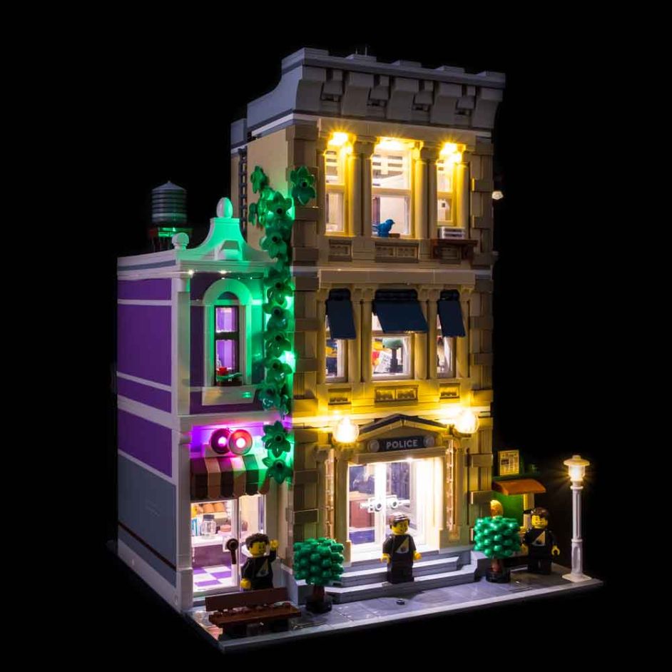 Light My Bricks (LMB) Light kit for LEGO # 10278 Police Station