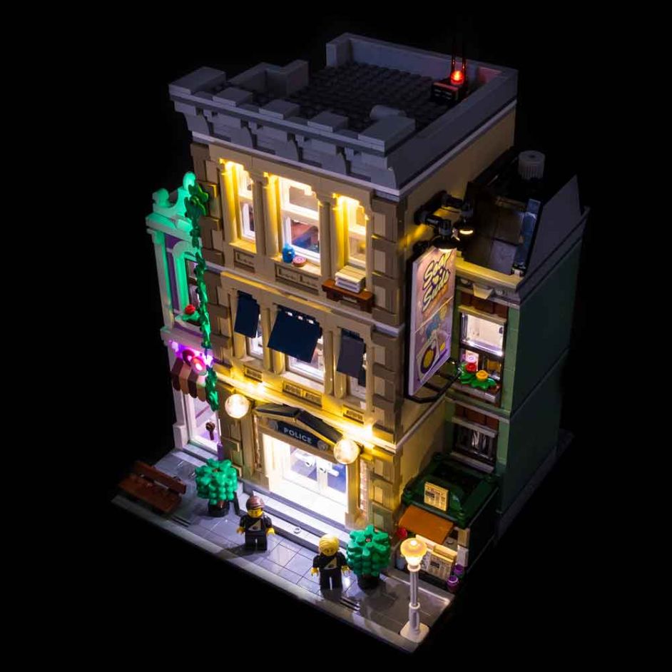 Light My Bricks (LMB) Light kit for LEGO # 10278 Police Station