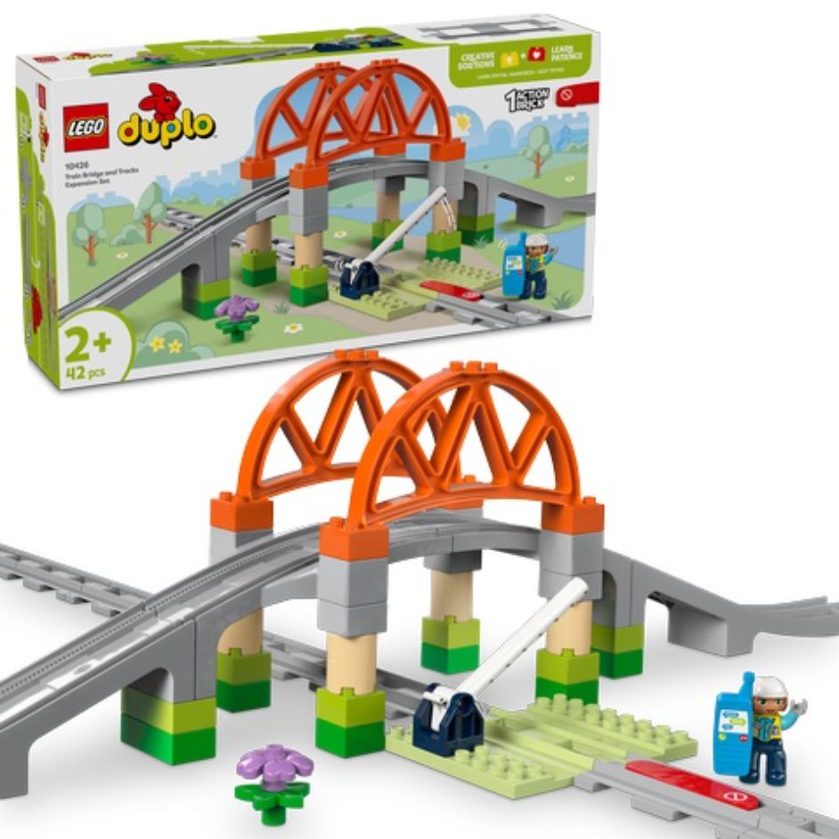 Train Bridge and Tracks Expansion Set