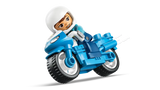 Blue Police Motorcycle