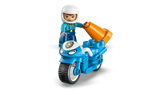 Blue Police Motorcycle