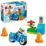 Blue Police Motorcycle