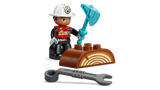 Fire Truck with Hose and Firefighter
