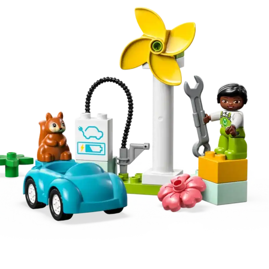 Windmill with Electrical car Duplo