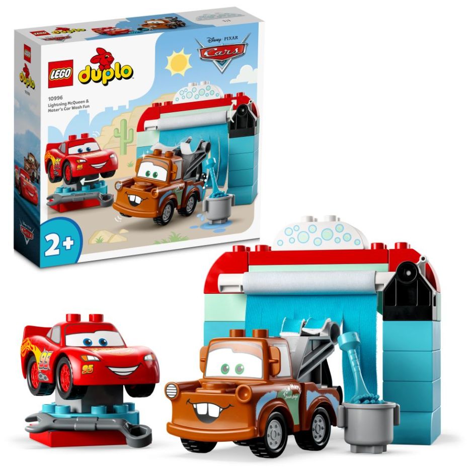 Lightning McQueen &amp; Mater's Car Wash Fun