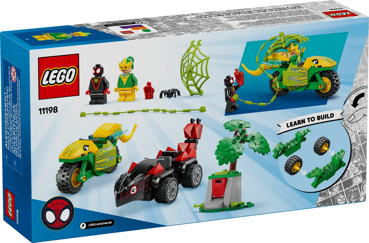 Spin and Electro Dinosaur Vehicle Chase