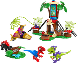 Spidey and Gobby's Raptor Battle at Tree House HQ