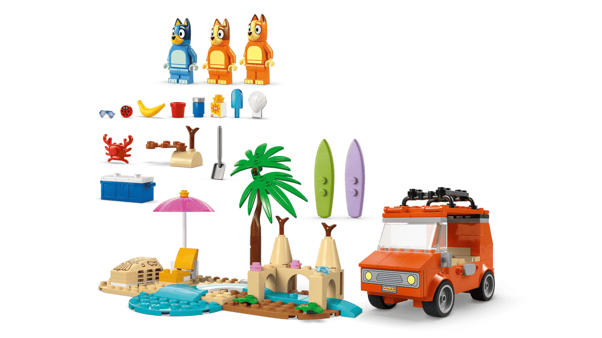 Bluey's Beach &amp; Family Car Trip