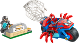 Spidey on his Motorcycle vs. Rhino