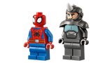 Spidey on his Motorcycle vs. Rhino