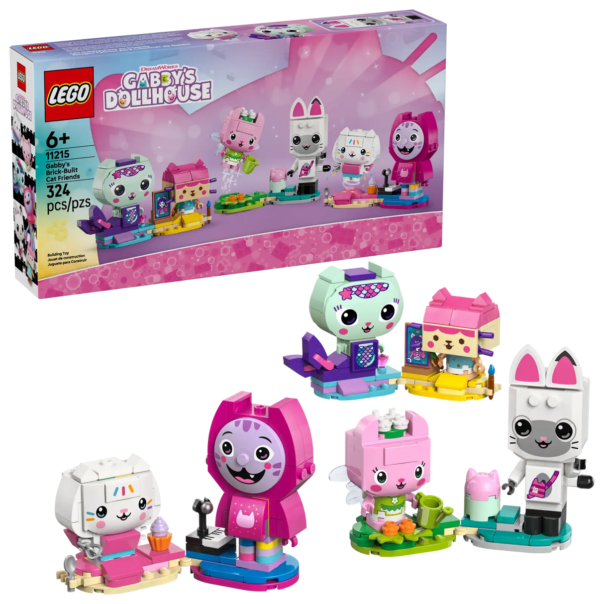 Gabby's Brick-Built Cat Friends