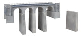 Pedestrian bridge with canopy