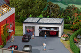 Wooden railway bridge