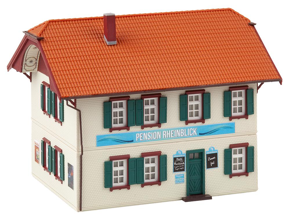 House with stork's nest