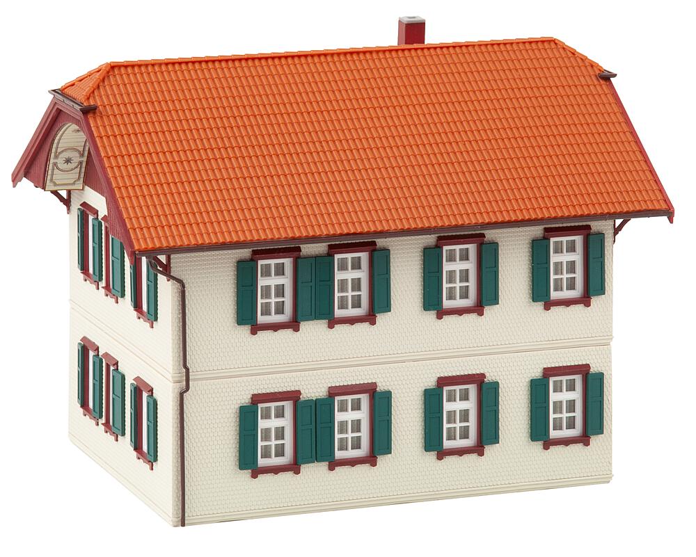 House with stork's nest
