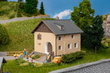 Detached house, wine red
