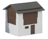 Double garage with drive section