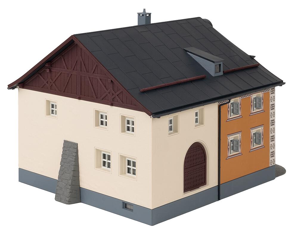 Town gate with gatehouse