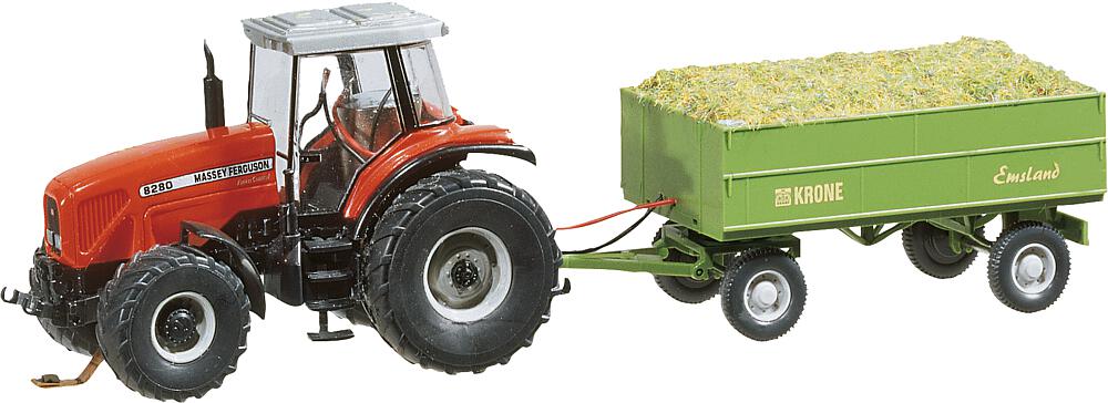 Forest workers with modern equipment