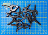 Spring clips, set of 9