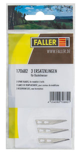 3 replacement blades for craft knife