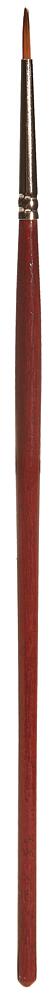 Round brush with brown tip