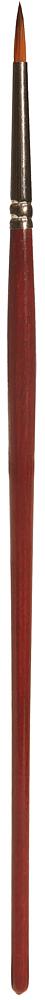 Round brush with brown tip