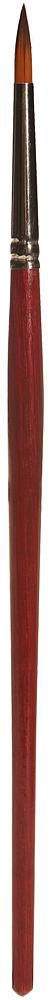 Round brush with brown tip