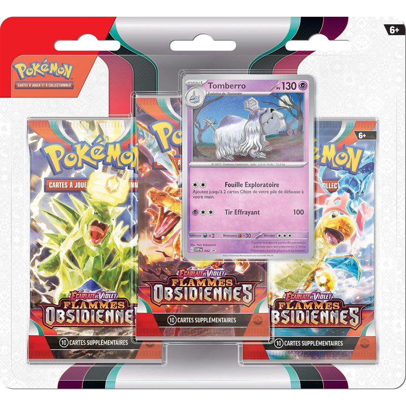 Pokémon JCC: Ecarlate et Violet Flammes Obsidiennes Booster