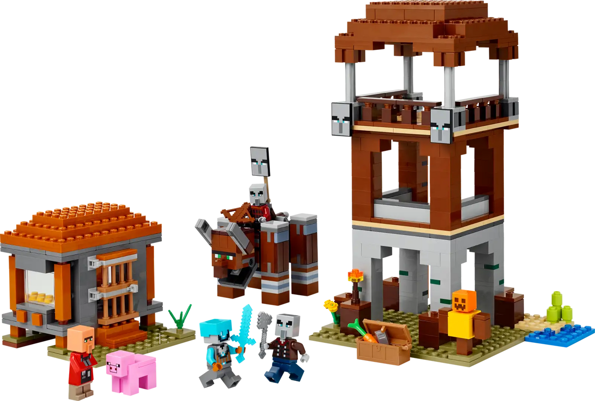 The Pillager Outpost and Ravager