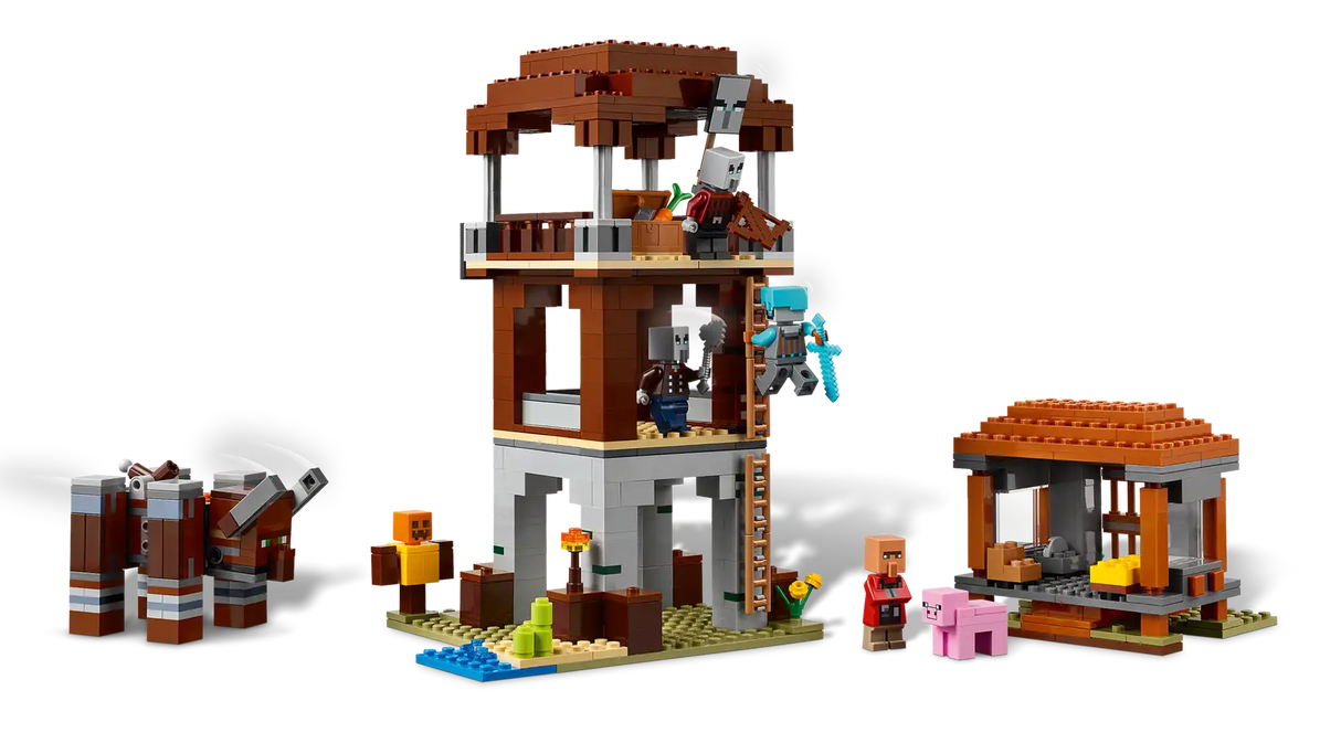 The Pillager Outpost and Ravager