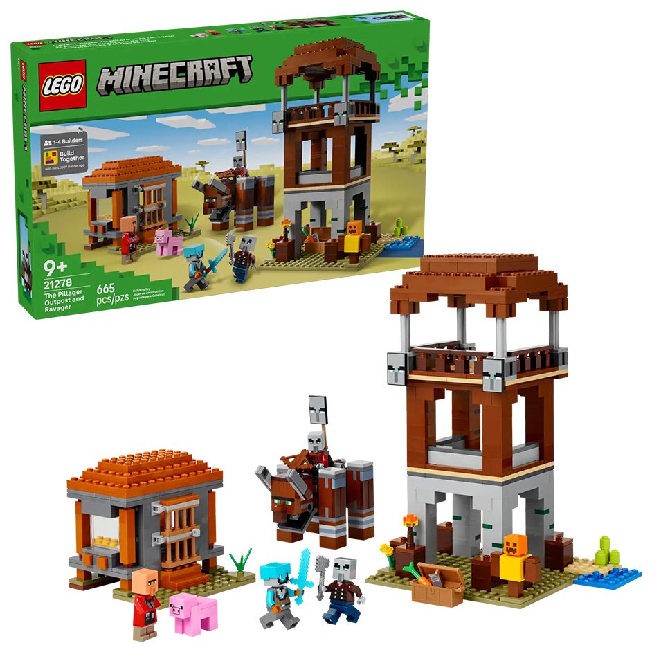 The Pillager Outpost and Ravager