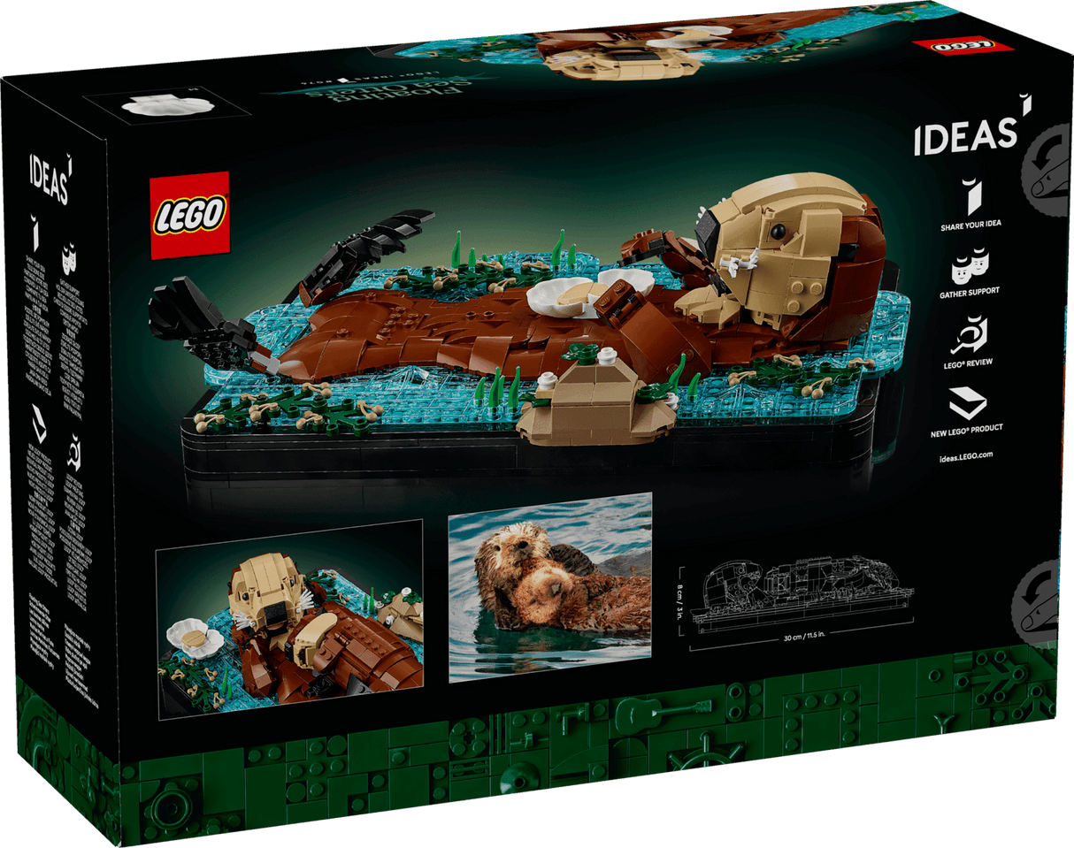 Floating Sea Otters