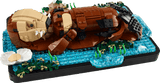 Floating Sea Otters
