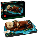 Floating Sea Otters