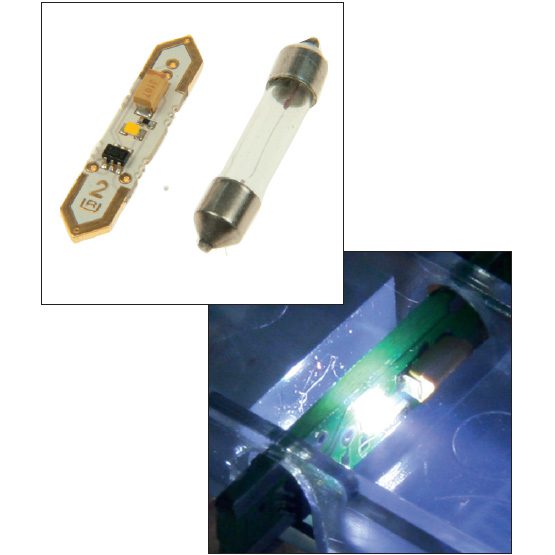 10 LED soffits pure white