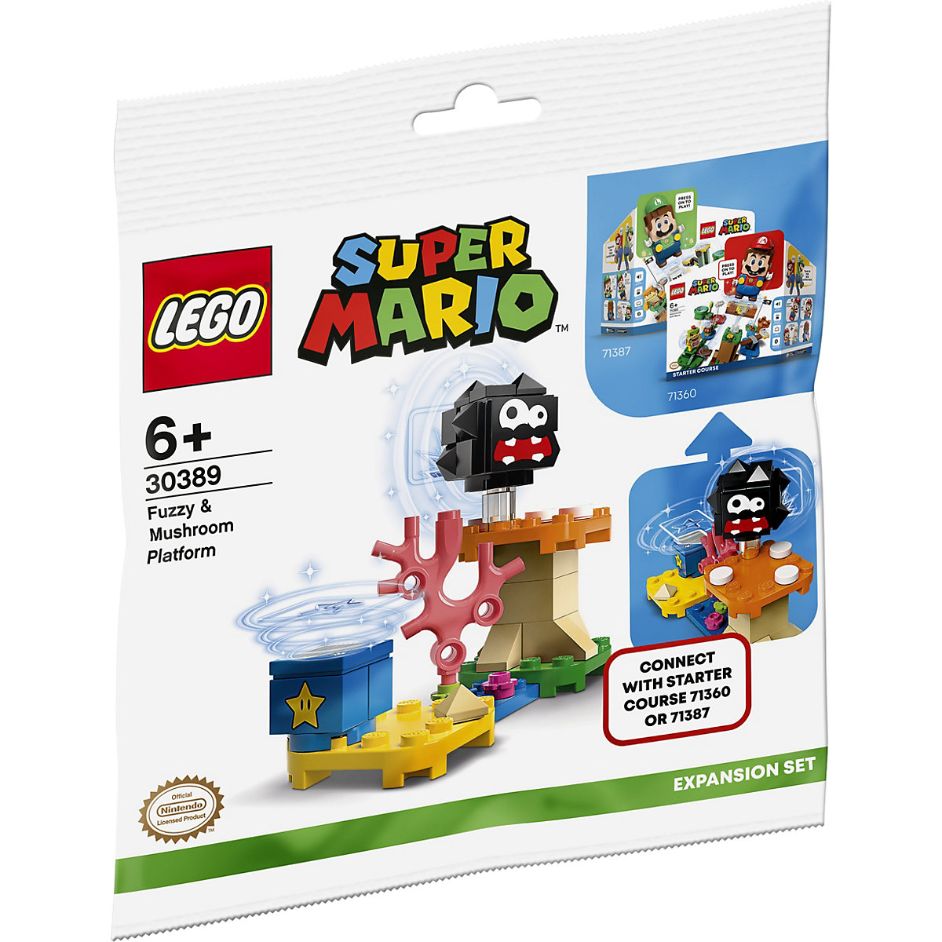 Super Mario Fuzzy &amp; Mushroom Platform