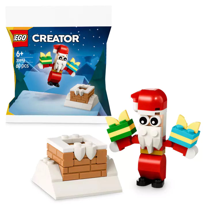 Christmas Chimney and Santa