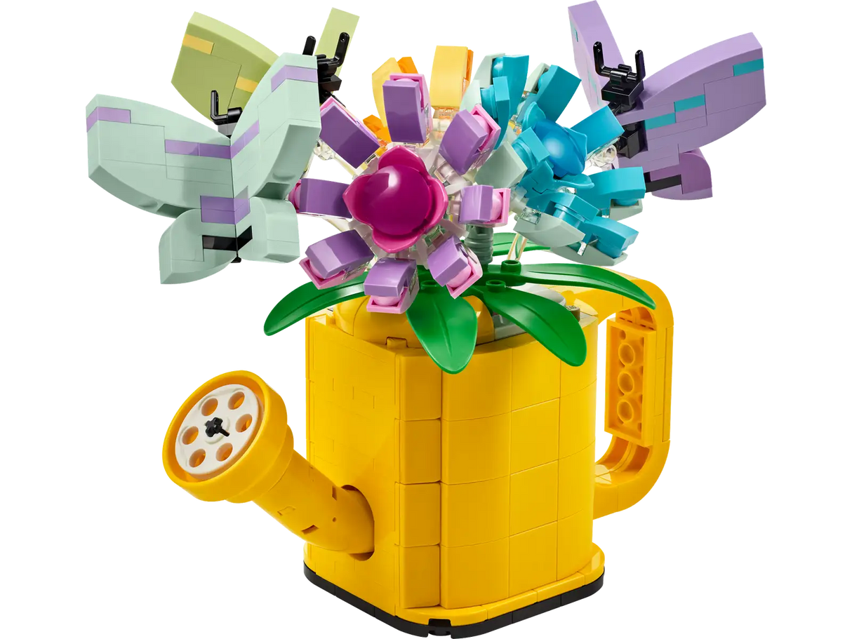 Flowers In Watering Can