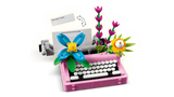 Typewriter with Flowers