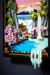 Japanese Cherry Blossom Landscape