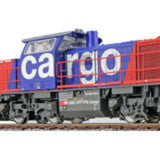 G1000, Am 842 102-6 SBB Cargo, red/blue, Ep V