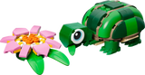 Turtle with a Waterlily Flower