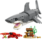 Fierce Shark with a Treasure Chest
